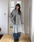 Rinko Dot Frill Chiffon Skirt