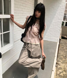 Aileen Frill Sleeveless Blouse