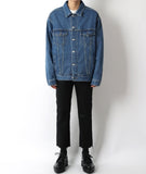 Oversize denim jacket Blue