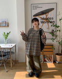 Shio hidden banding cotton wide pants