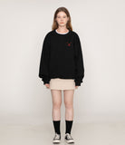 Puppy Face Small Drawing Smile Sweatshirt