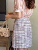 [Planning] Keyring Tweed H-Line Mini Skirt