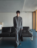 Gakuran pintuck wide pants