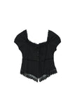 Lip lace blouse