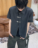 Sedon buckle check shirt jacket