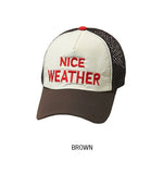Weather String Mesh Ball Cap