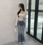 Rib Crop Soft Slim Fit Cardigan