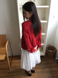 Neva Shirring Balloon Midi Skirt