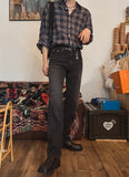 Cheek Black Washing Bootcut Denim