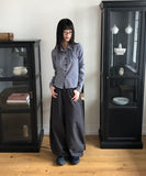 Bush Check Collar Slim Fit Long Sleeve Shirt