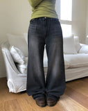 Doel Bootcut Washed Denim Pants