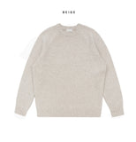 Clock raglan knit