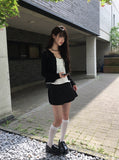 Cordon Summer Ribbon Shirring Button Sleeveless Blouse