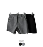 Leaf Wool High Shorts