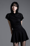 Flared Knit Skirt