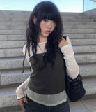 [MADE] Rotating Bustier T-shirt Set