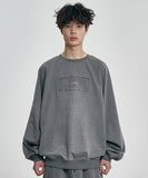 Raw Edge Batwing Sweatshirt
