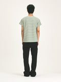 STRIPE CAP SLEEVE KNIT