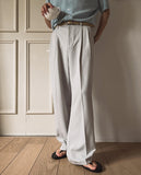 Robo Two-Tuck Wide Slacks