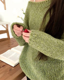 Ritz Boatneck Loose Fit Long Sleeve Long Knit