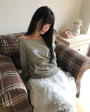 Baru Forever Off-Shoulder Sweatshirt