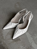 1195 Shirred Stiletto Heels (8cm)