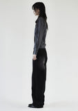 Bane Smoky Black Wide Denim Pants
