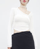Holin Halter Buckle T-Shirt