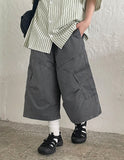 [unisex] Yuldi Banding Cargo Bermuda Pants