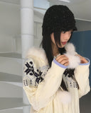 Roteng Bokashi Crochet Knit Beanie