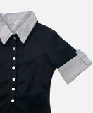 Claire Stripe Shirt Tee