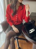 Twinty Sequins Tweed Mini Skirt