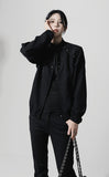 Suede High Collar Jacket