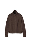 Nyudio Cable Zip-up Sweater