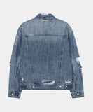 DRASTIC DAMAGE DENIM TRUCKER