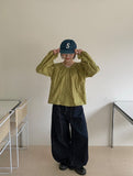 [unisex] Riove Raw Denim Wide Pants