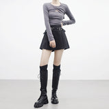 encode double belt skirt