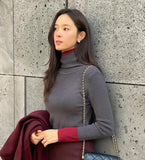 Zeto color matching polar knit