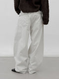 Lepro Studded Adjust Cotton Pants