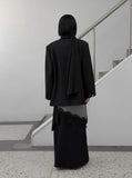 Pinble Stripe Pocket Wrap Jacket