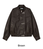 Tonyed Hook Washed Leather Jumper