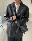 Delti Over Leather Jacket
