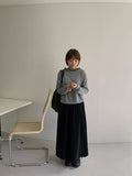Cutle Corduroy Banding Long Skirt