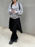 Corti 95 Lettering Loose Fit Hood Zip-Up