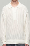 BUTTER CREAM KNIT SHIRTS