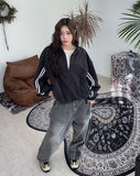 Kanen Reverse Track Denim Pants