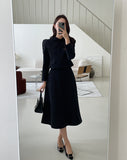 Mikel Collar Short Jacket Long Skirt Set