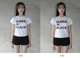 [mnem] Bleed in Black Tee