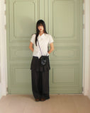 Rose Leather Bokjori Crossbody Bag
