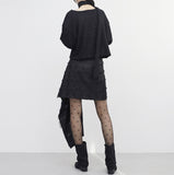 Dodo Unbalanced Midi Skirt
